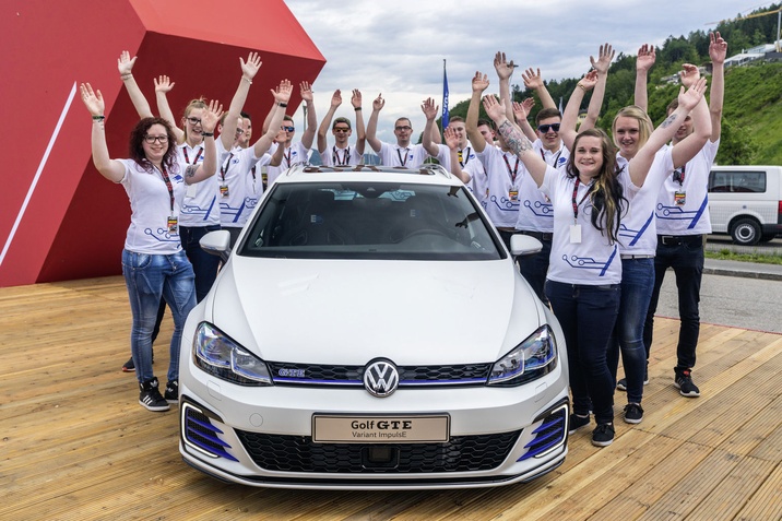 Hibrid autók a Volkswagen-találkozón 